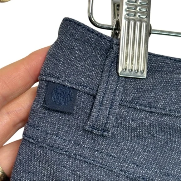 SOLD LULULEMON ABC Pant Skinny *Tech Canvas 32" Size 28 Heathered Deep Navy - Picture 7 of 11